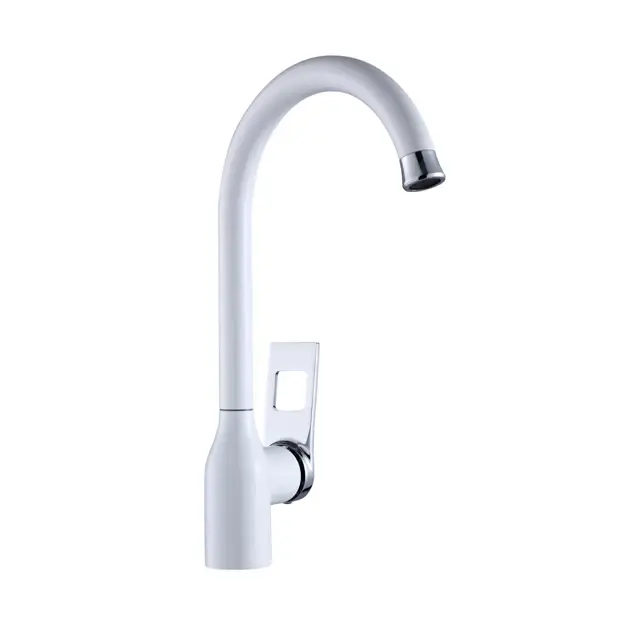 Single Lever High Spout Brass Kitchen Mixer