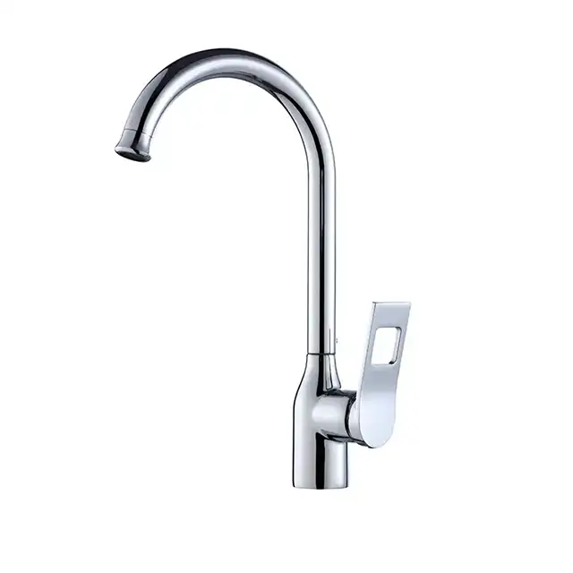 Single Lever High Spout Brass Kitchen Mixer